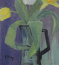 Load image into Gallery viewer, Mid Century Original Still Life Oil Painting of Tulips From Sweden