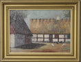 Load image into Gallery viewer, Farmhouse Oil Painting with Chickens From Sweden
