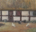 Load image into Gallery viewer, Farmhouse Oil Painting with Chickens From Sweden