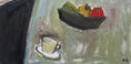 Load image into Gallery viewer, Swedish Mid Century Vintage Art Still Life Oil Painting