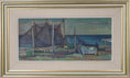 Load image into Gallery viewer, Mid Century Original Coastal Oil Painting From Sweden