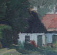 Load image into Gallery viewer, Vintage Mid Century Farmhouse Oil Painting From Sweden by G Isaksson