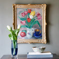 Load image into Gallery viewer, Mid Century Original Still Life Oil Painting By K Ohlsson Sweden