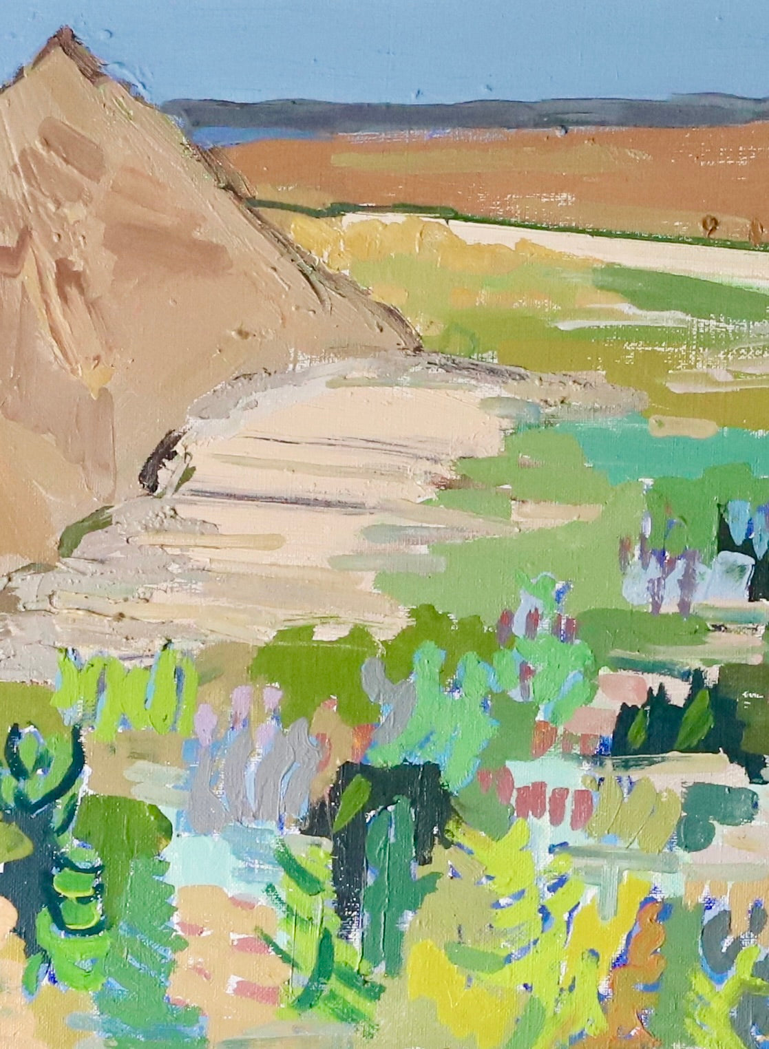 Mid Century Oil Painting by Listed Artist E Julius Sweden