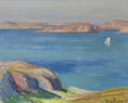 Load image into Gallery viewer, Striking Vintage Coastal Oil Painting From Sweden