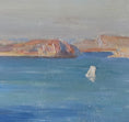 Load image into Gallery viewer, Striking Vintage Coastal Oil Painting From Sweden