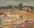 Load image into Gallery viewer, Mid Century Original Landscape Oil Painting From Sweden By G Sandberg