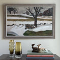 Load image into Gallery viewer, Mid Century Spring Landscape Oil Painting From Sweden