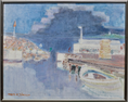 Load image into Gallery viewer, Vintage Seascape Oil Painting By Anders A Jönsson Sweden