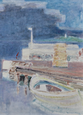 Load image into Gallery viewer, Vintage Seascape Oil Painting By Anders A Jönsson Sweden