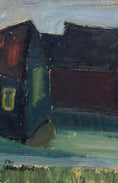 Load image into Gallery viewer, Swedish Mid Century Oil Painting by Allen Erwö 1954