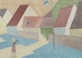 Load image into Gallery viewer, Mid Century Oil Painting by Christian Voulethe from 1959
