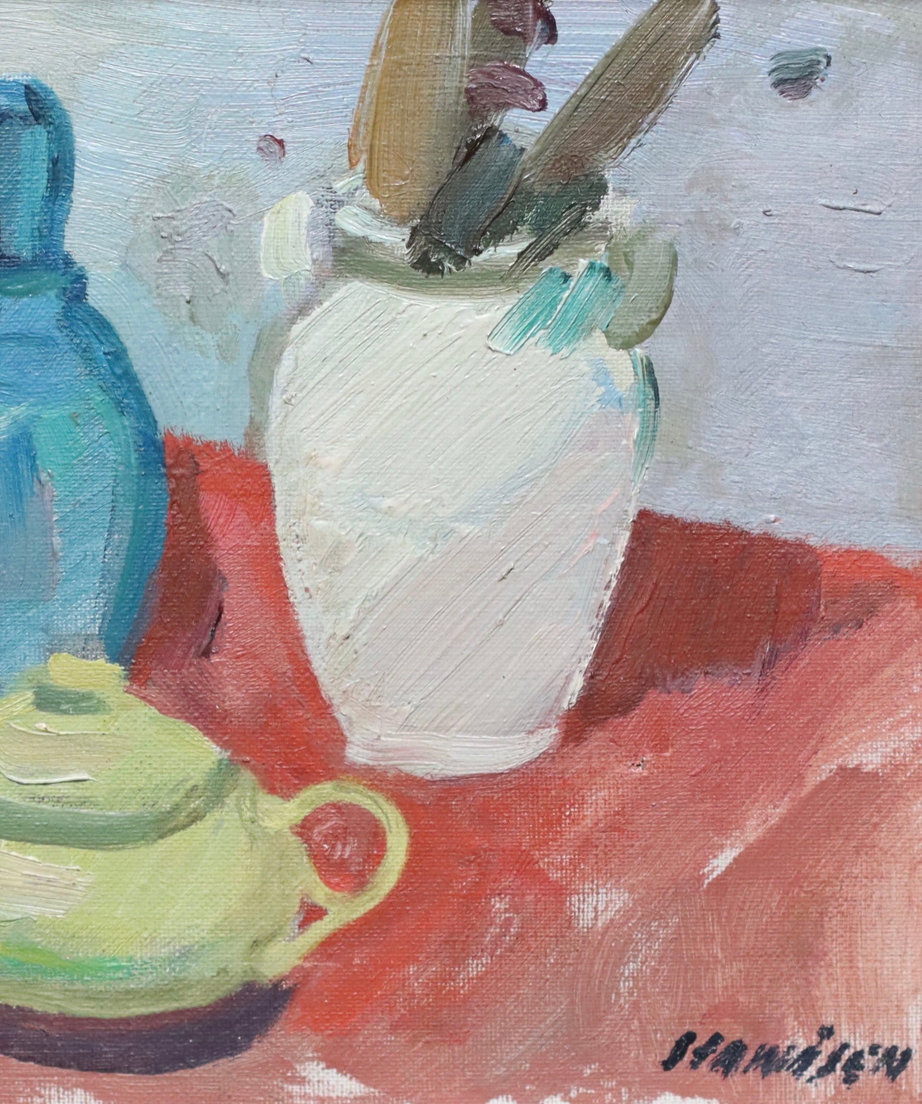 Original Mid Century Still Life by Gösta Stawåsen from 1968