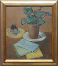 Load image into Gallery viewer, Vintage Still Life Oil Painting From Sweden By Sigurd Möller