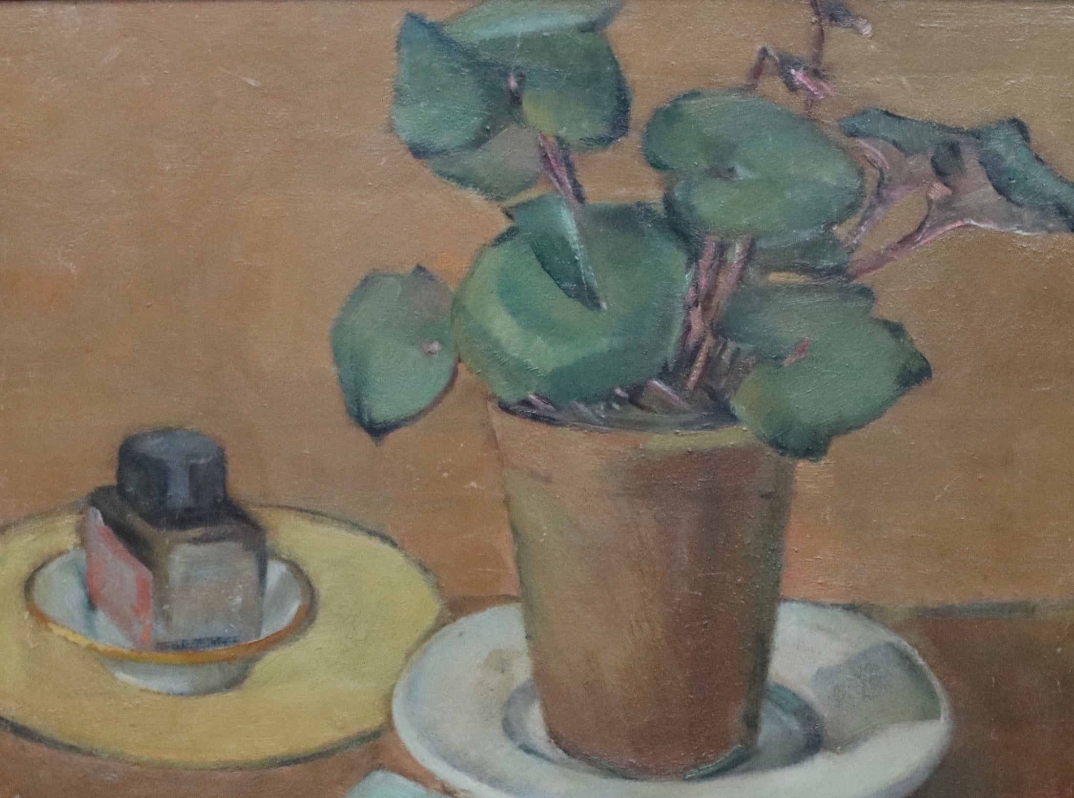 Vintage Still Life Oil Painting From Sweden By Sigurd Möller