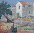 Load image into Gallery viewer, Mid Century Vintage Landscape Oil Painting From Sweden Vintage Art Room