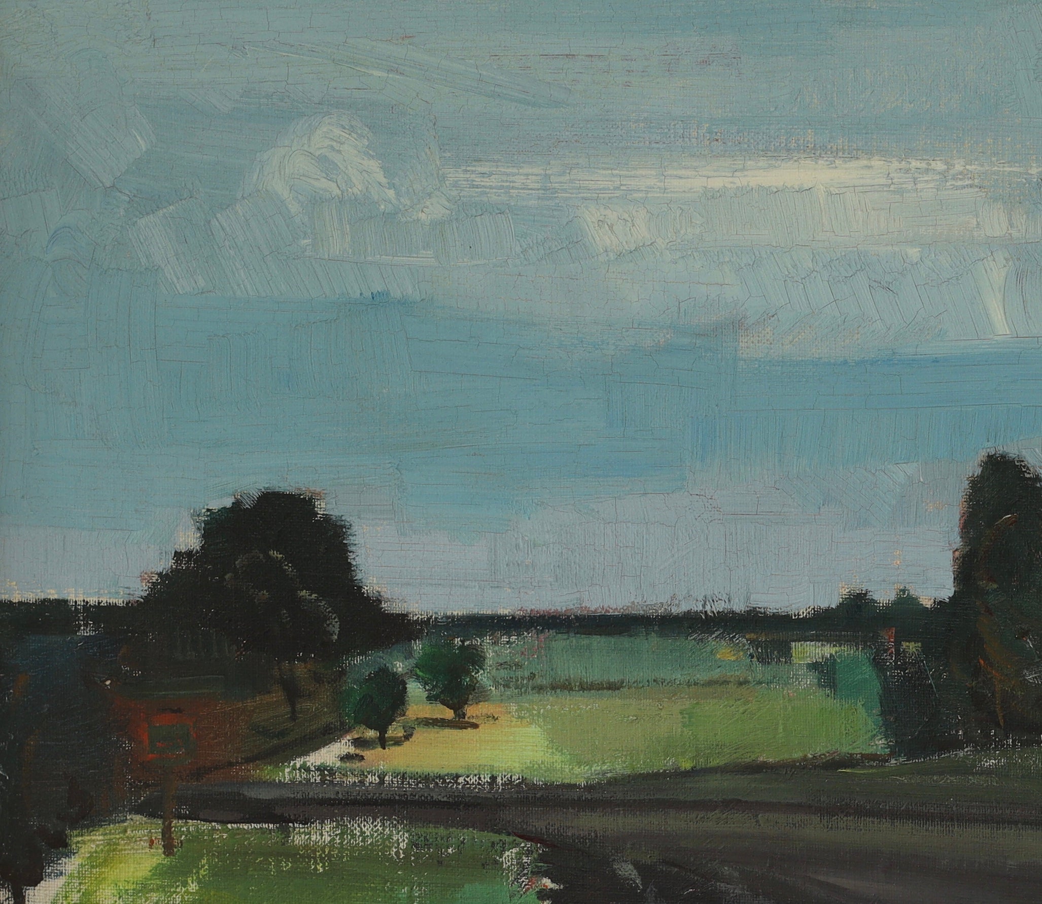 Vintage Art Room Vintage Landscape Oil Painting By Gunnar Berglund
