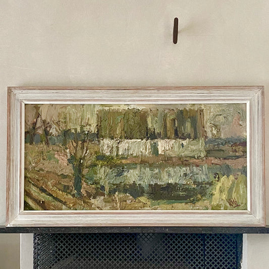 Vintage Art Room Mid Century Landscape By Owe Wessbohn Sweden