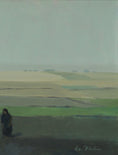 Load image into Gallery viewer, Vintage Mid Century Landscape Painting By Evert Fährm Sweden