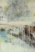 Load image into Gallery viewer, Vintage Abstract Oil Painting From Sweden By M Rabe