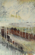 Load image into Gallery viewer, Vintage Abstract Oil Painting From Sweden By M Rabe
