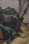 Load image into Gallery viewer, Mid Century Original Still Life Oil Painting from Sweden 1953