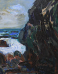 Load image into Gallery viewer, Vintage Mid Century Oil Painting From Sweden by Lars Herder