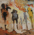 Load image into Gallery viewer, Vintage Mid Century Art Oil Painting From Sweden