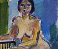 Load image into Gallery viewer, Mid Century Original Figure Oil Painting by Arthur Y Nilsson Sweden