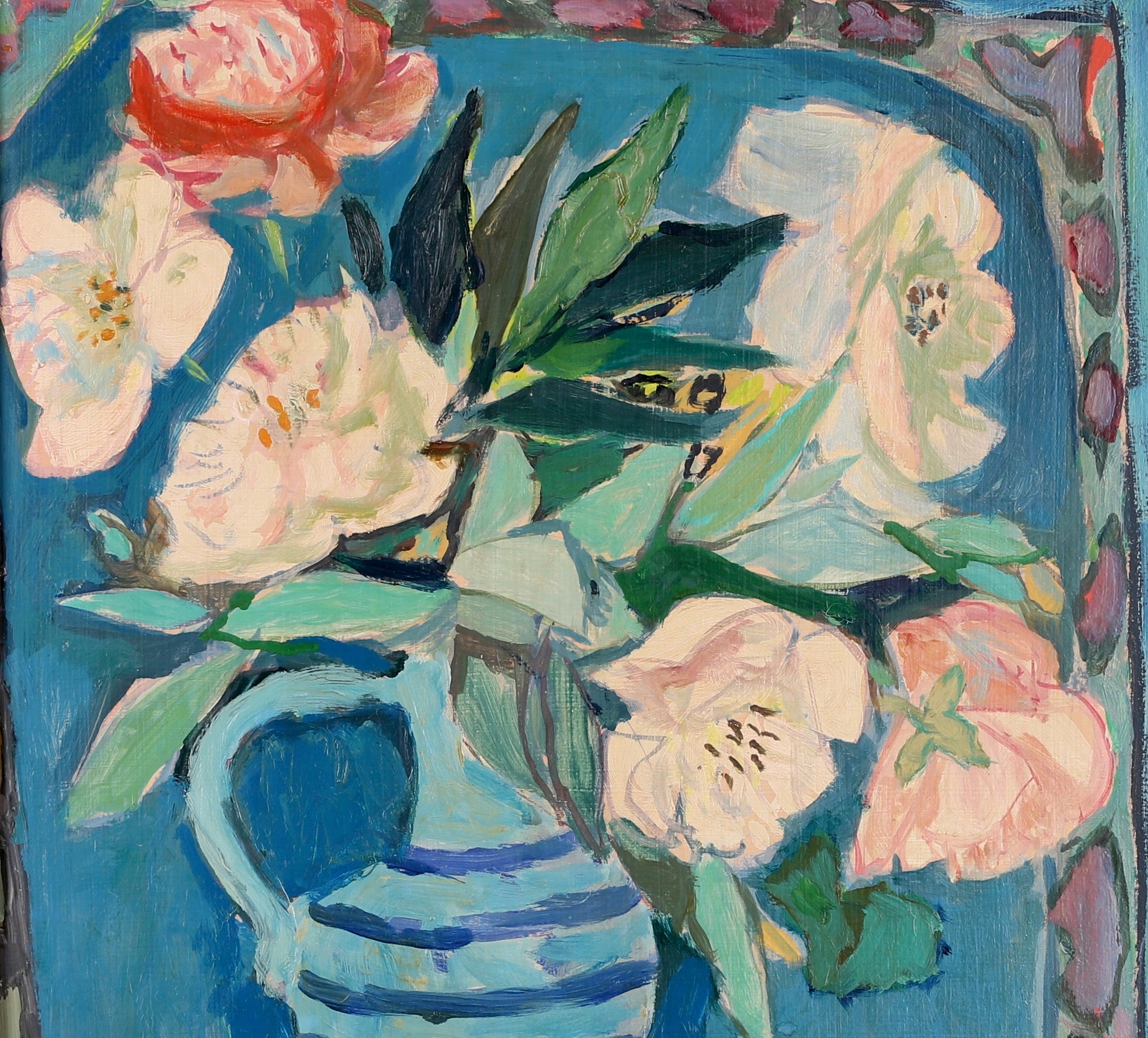 Mid Century Original Still Life By Gerhard Karlmark Sweden