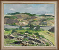 Load image into Gallery viewer, Vintage Art Room Mid Century Landscape Oil Painting From Sweden