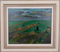 Load image into Gallery viewer, Vintage Art Room Mid Century Landscape Oil Painting From Sweden