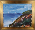 Load image into Gallery viewer, Striking Vintage Seascape Oil Painting Göte Lundberg Sweden