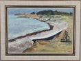 Load image into Gallery viewer, Vintage Coastal Painting by Tage Nilsson from Sweden