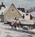 Load image into Gallery viewer, Mid Century Original Oil Painting From Sweden By Eskil Skans