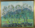Load image into Gallery viewer, Mid Century Landscape Oil Painting From Sweden