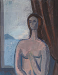 Load image into Gallery viewer, Mid Century Original Figure Oil Painting by Rolf Börjesson Sweden