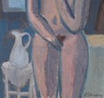 Load image into Gallery viewer, Mid Century Original Figure Oil Painting by Rolf Börjesson Sweden