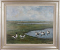 Load image into Gallery viewer, Vintage Art Room Oil Painting By W Gislander From Sweden
