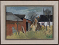 Load image into Gallery viewer, Original Landscape Oil Painting Mid Century By John Bören Sweden