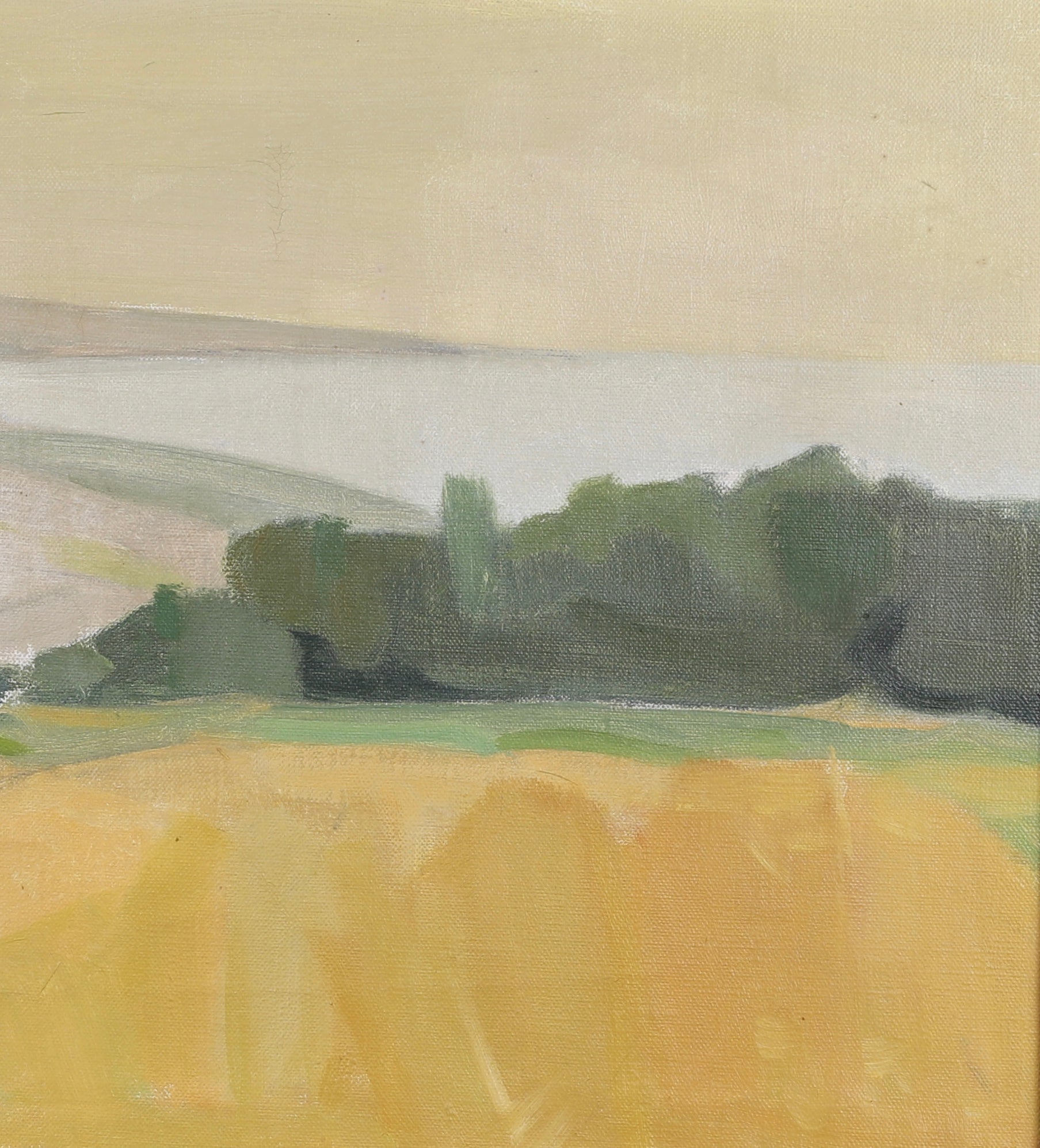 Vintage Mid Century Landscape Oil Painting By E Walter Persson Sweden