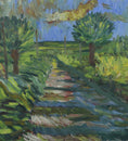 Load image into Gallery viewer, Vintage Mid Century Landscape Oil Painting By N Andersson Sweden