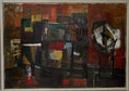 Load image into Gallery viewer, Mid Century Abstract Oil Painting By Eric Julius Sweden