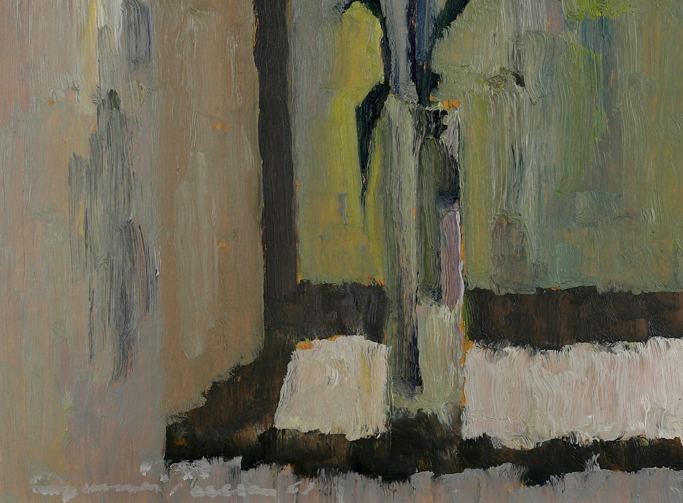 Mid Century Original Still Life Oil Painting By G Persson Sweden