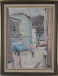 Load image into Gallery viewer, Cityscape Oil Painting Mid Century By C Berndtsson Sweden