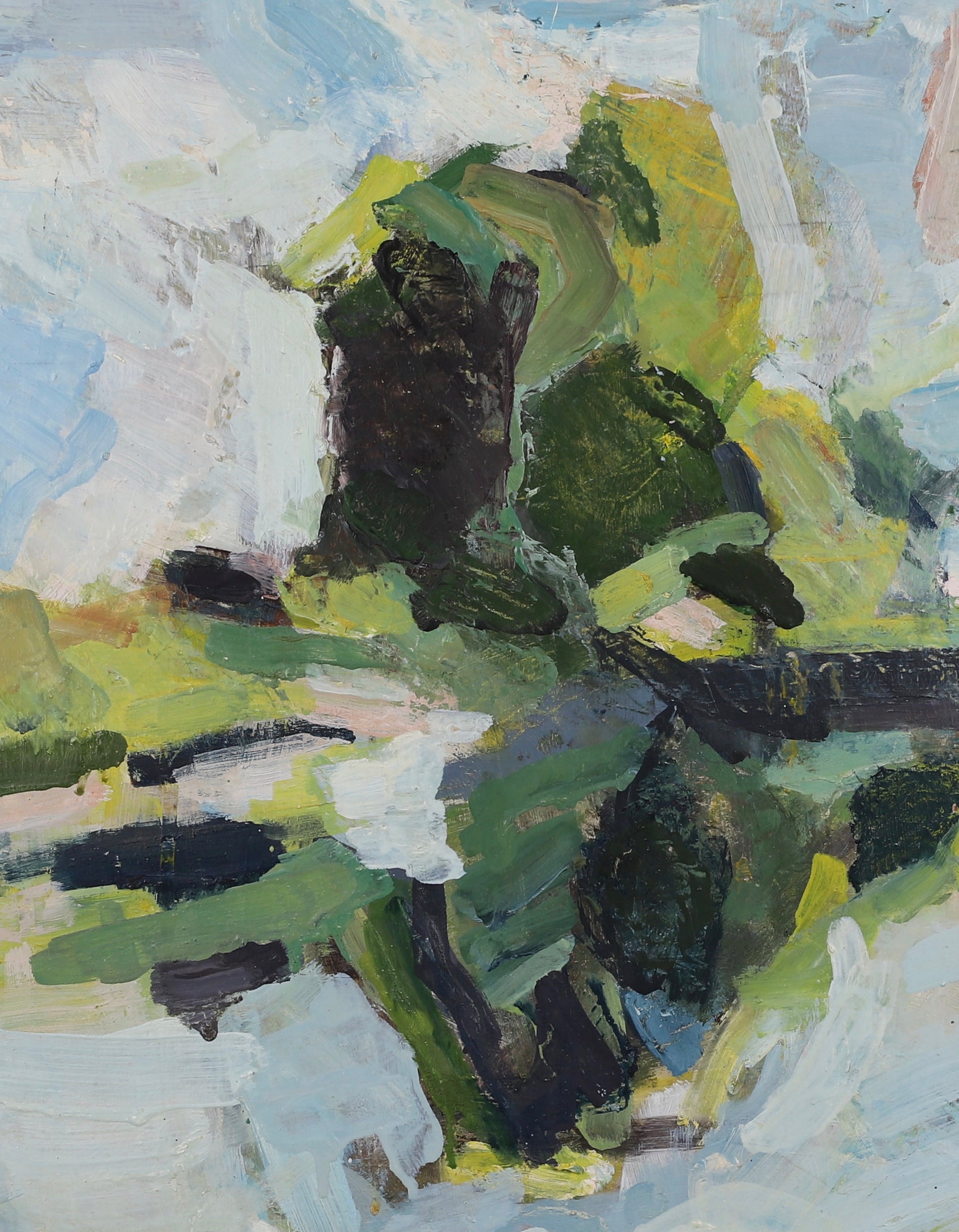 Framed Mid Century Oil Painting by B O Ericson Sweden