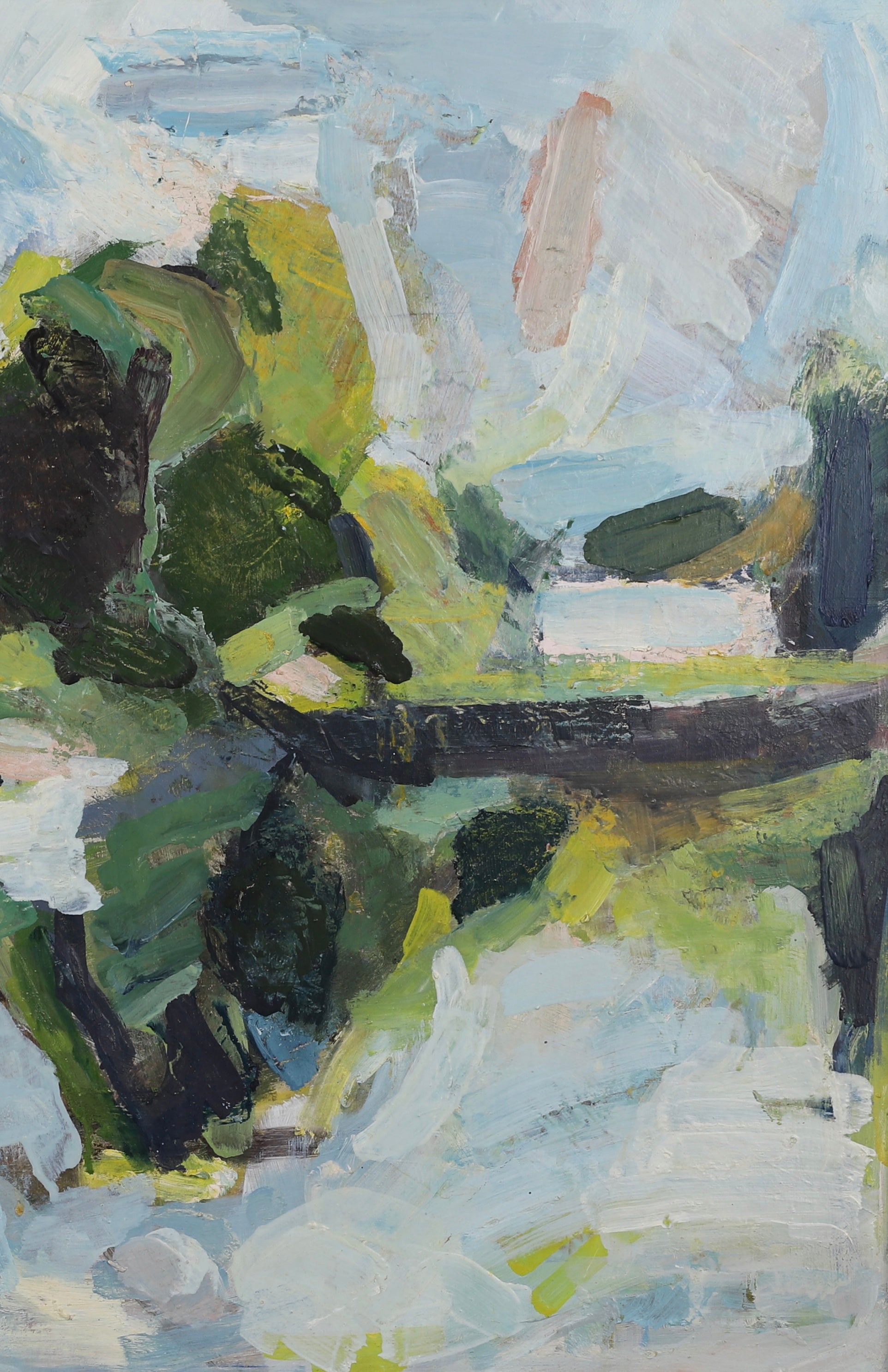 Framed Mid Century Oil Painting by B O Ericson Sweden