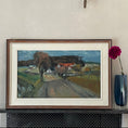 Load image into Gallery viewer, Original Landscape Oil Painting Mid Century By John Bören Sweden