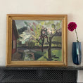 Load image into Gallery viewer, Framed Mid Century Oil Painting by F Berglund Sweden