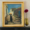 Load image into Gallery viewer, Vintage Cityscape Oil Painting by Tage Nilsson from Sweden